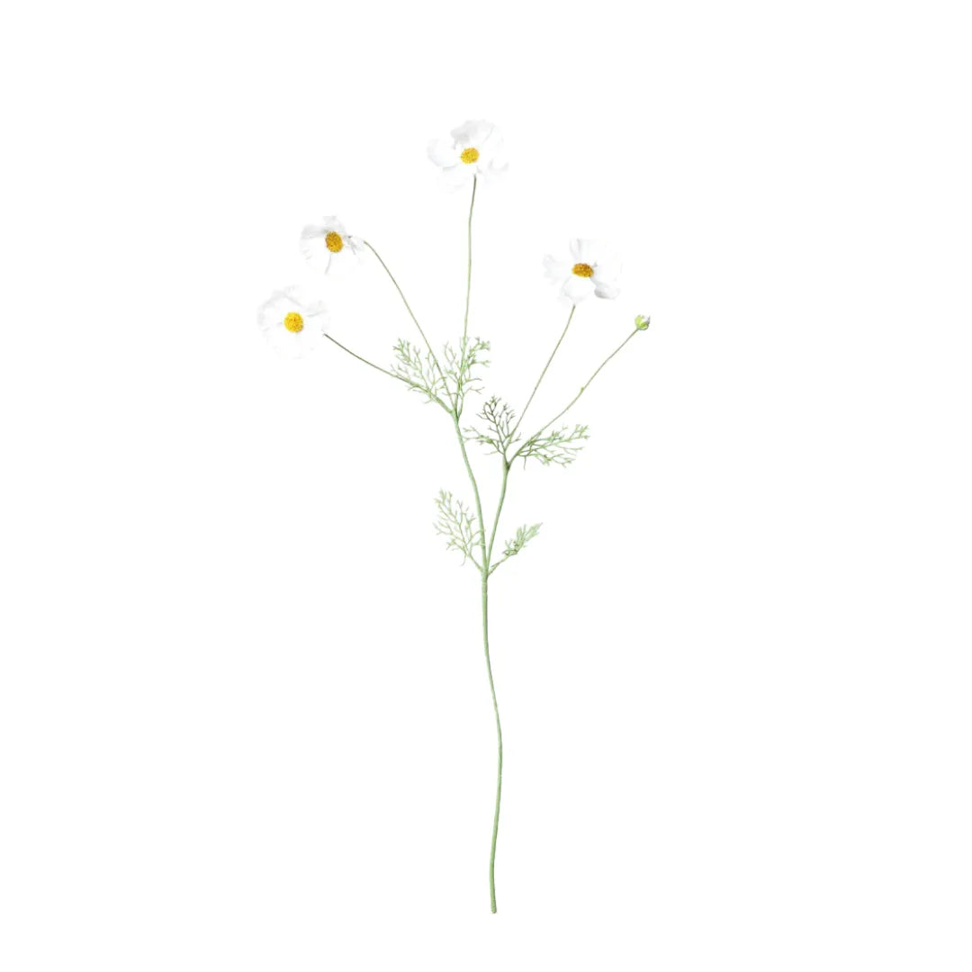 flor-artificial-cosmos-margarida-silvestre-branca