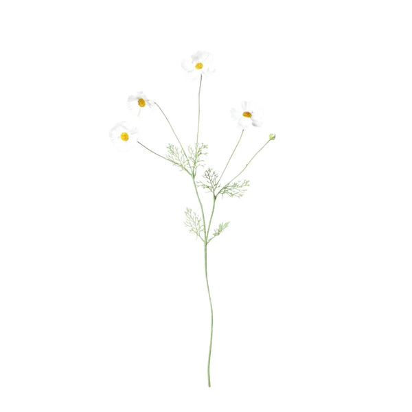 flor-artificial-cosmos-margarida-silvestre-branca